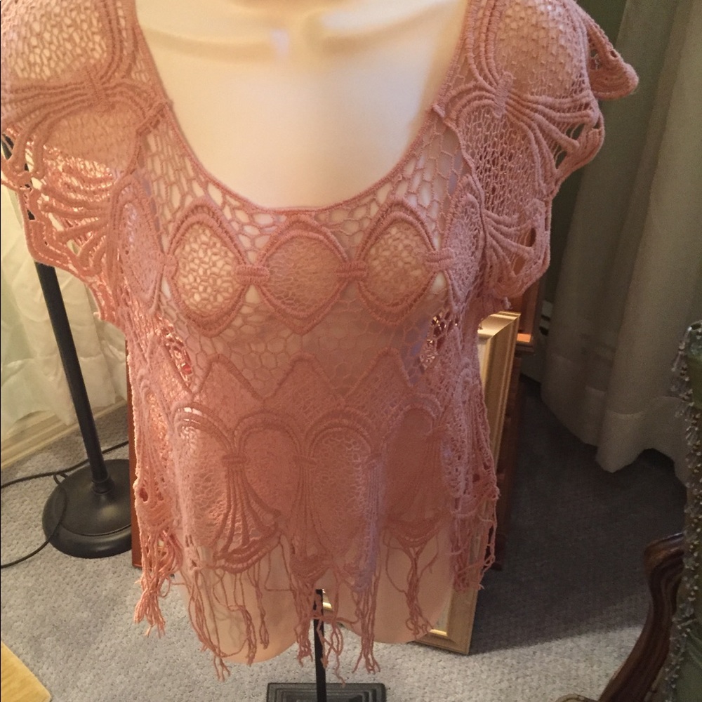 Beautiful crocheted blouse